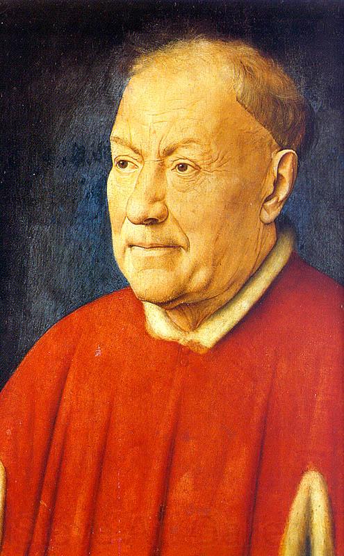 Jan Van Eyck Portrait of Cardinal Niccolo Albergati France oil painting art